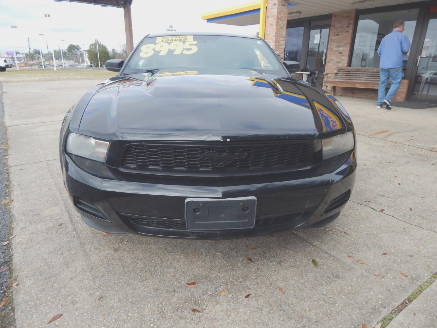 2011 Black /Charcoal Ford Mustang base (1ZVBP8AM5B5) with an 3.7L 6 Cyl. engine, Automatic transmission, located at 3120 W Tennessee St, Tallahassee, FL, 32304-1002, (850) 575-6702, 30.458841, -84.349648 - Photo#2